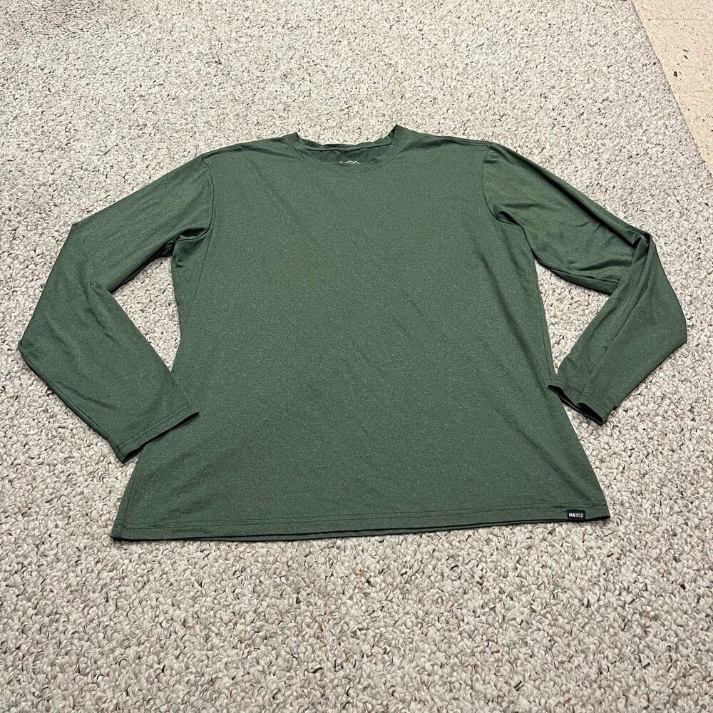 REI Co-op Long Sleeve Active Hiking Shirt M Green Athleisure Gorpcore Trail